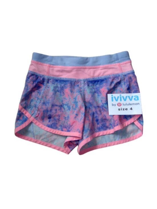 Ivivva Other - Ivivva Girl by Lululemon 🍋Relay Racer Short drawstring liner pocket size 4